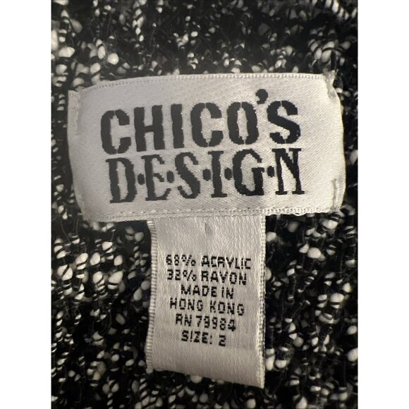 Vintage Chico’s Design open Knit Pullover Sweater Chico’s Size 2 Women’s Size 12 - Picture 4 of 13
